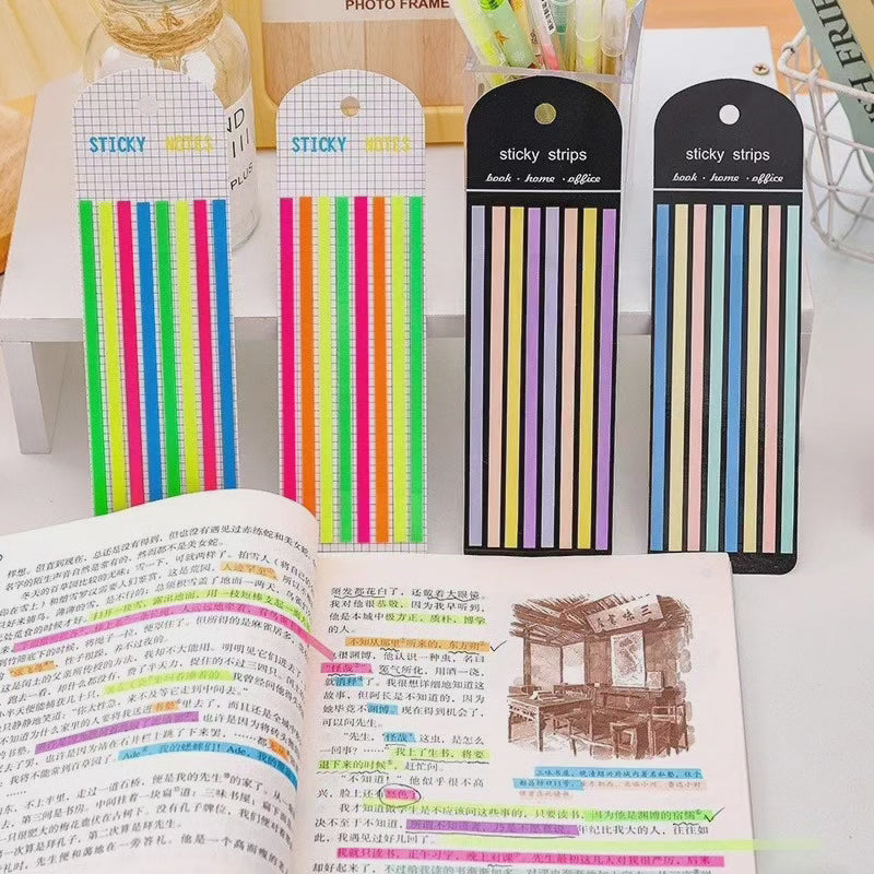 Sticky strips néon ( 160pcs)