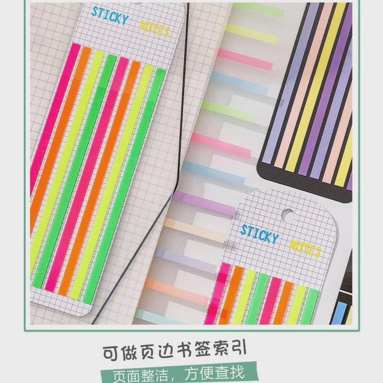 Sticky strips néon ( 160pcs)