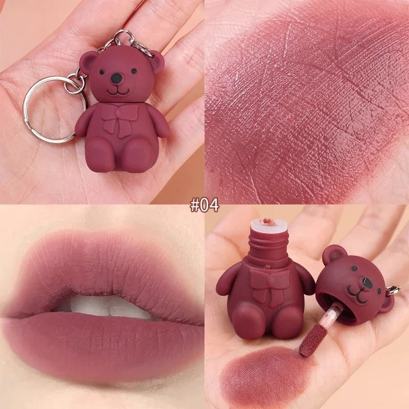 Gloss matte bear en porte clé