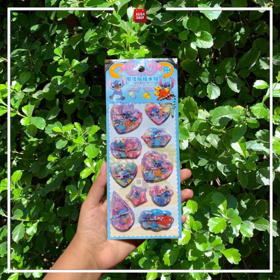 Stickers 3D - Sanrio et Stitch