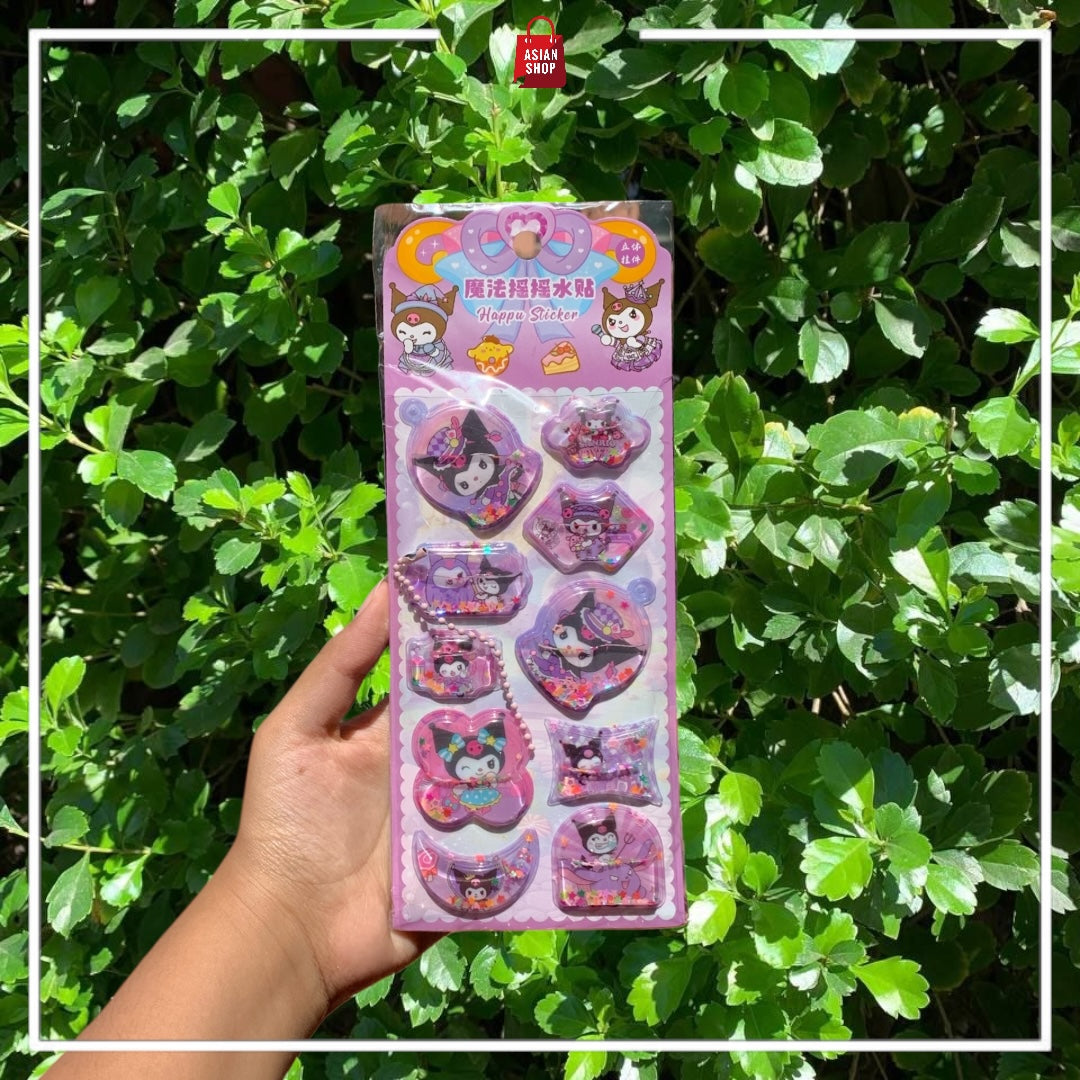 Stickers 3D - Sanrio et Stitch