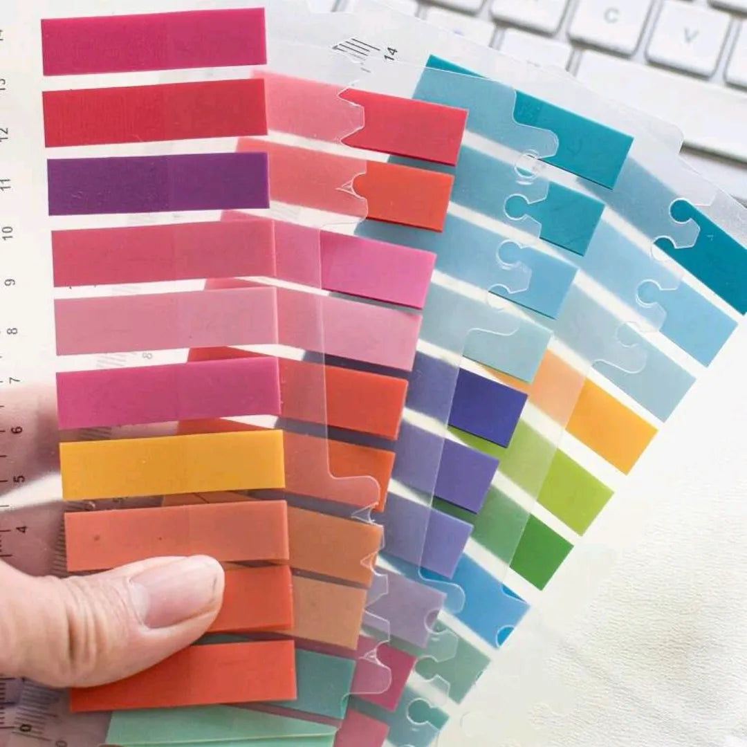 1 pack/feuille de Post-it marqueur néon et multicouleurs (10 couleurs)