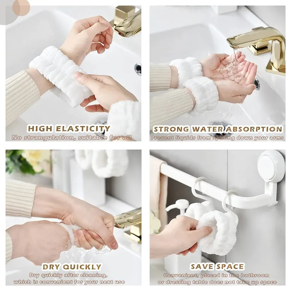 Bandes à mains pour skincare (2pcs)