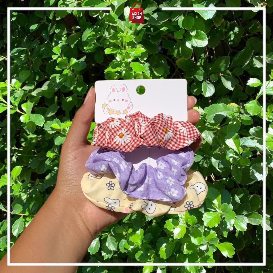 Pack de 3 mini-chouchou cheveux