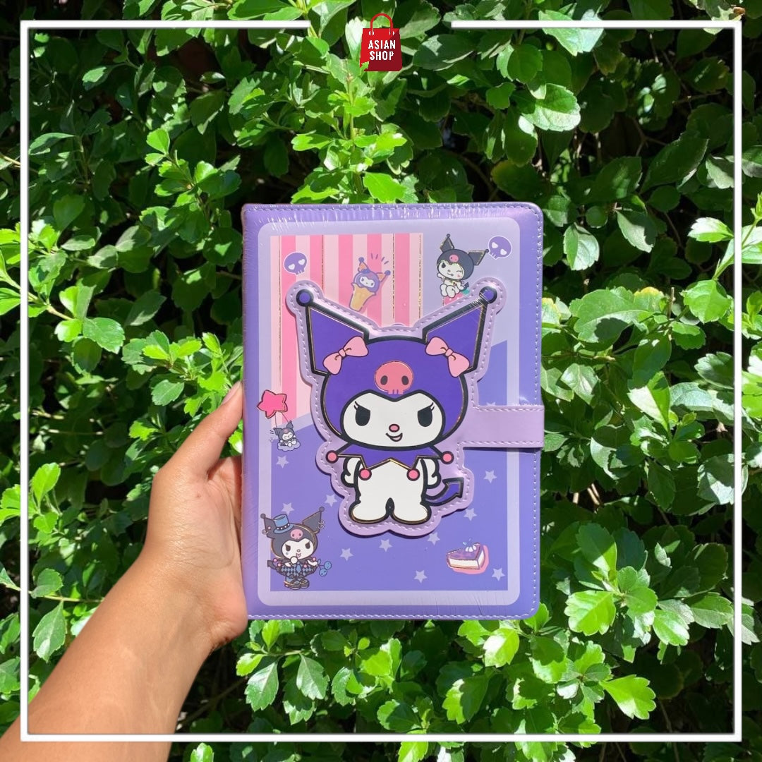 Notebook Sanrio - Kuromi, My melody, Cinamoroll