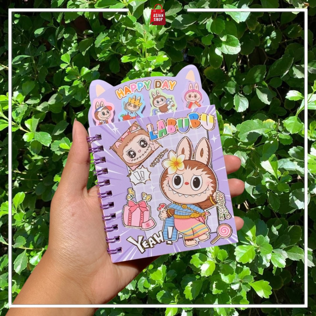 Carnet + Stickers : Sanrio,  Labubu, Stitch