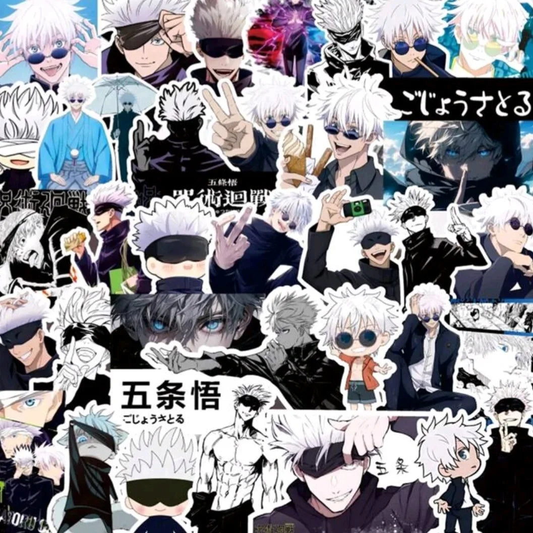 Pack 5 Stickers Jujutsu Kaisen (Haute qualité)