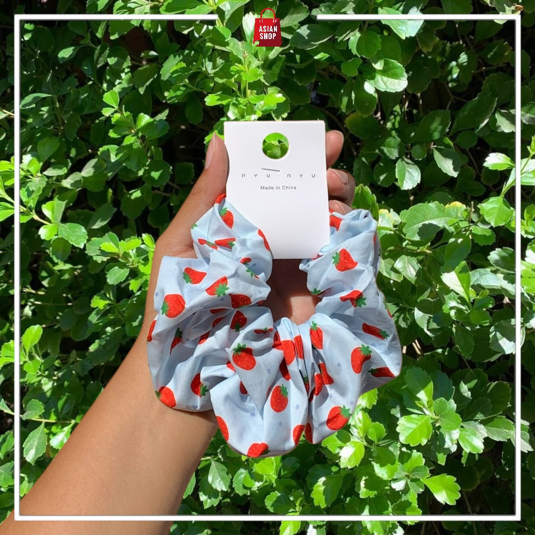 Chouchou cheveux cherry