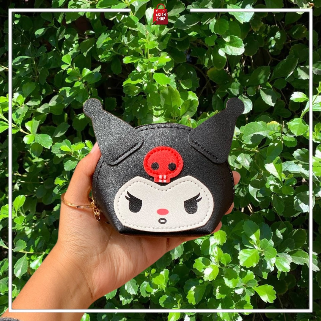 Porte-monnaie Sanrio Kuromi en cuir