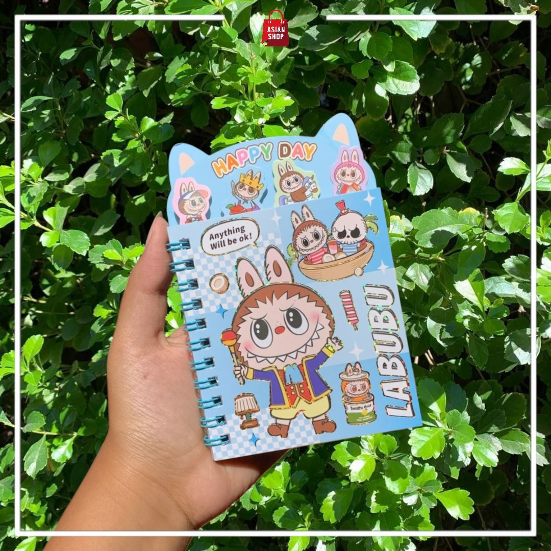 Carnet + Stickers : Sanrio,  Labubu, Stitch