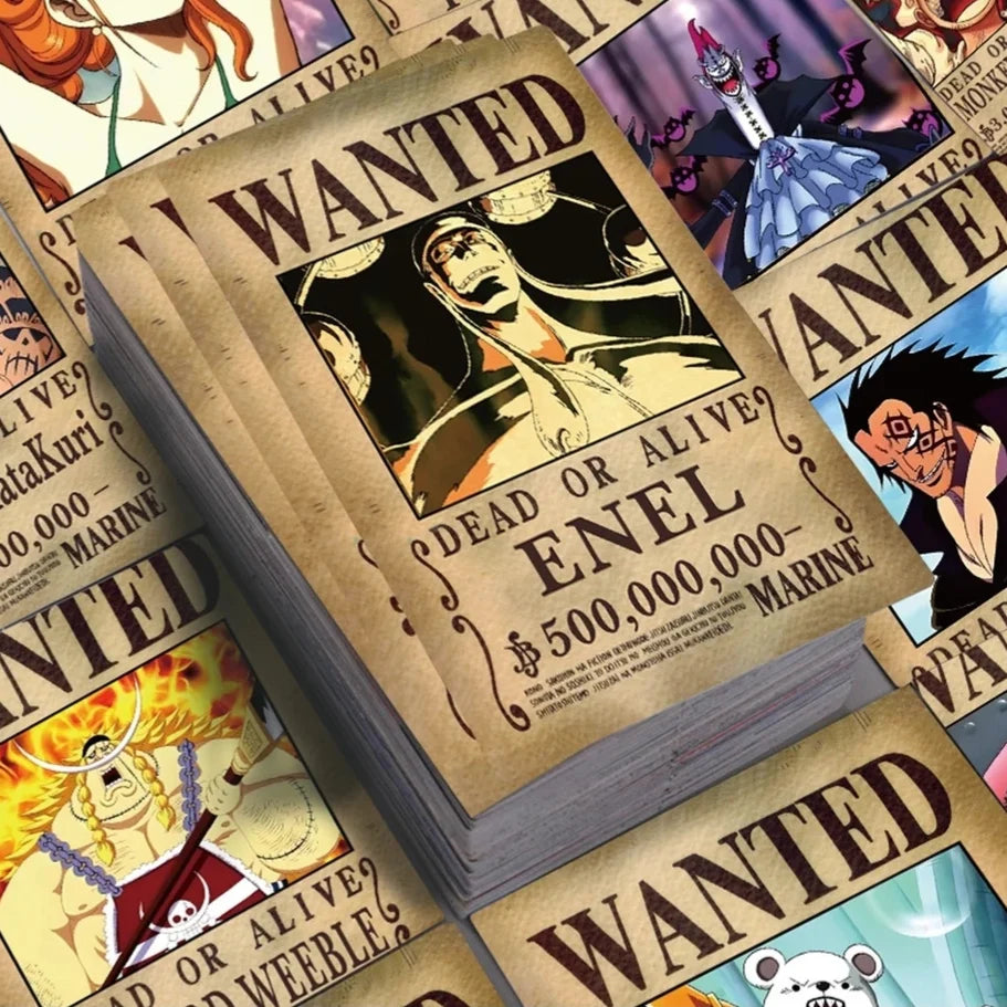 Pack 5 One piece - Wanted (Haute qualité)