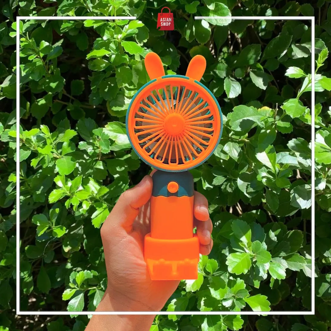 Ventilateur Lapin rechargeable avec support