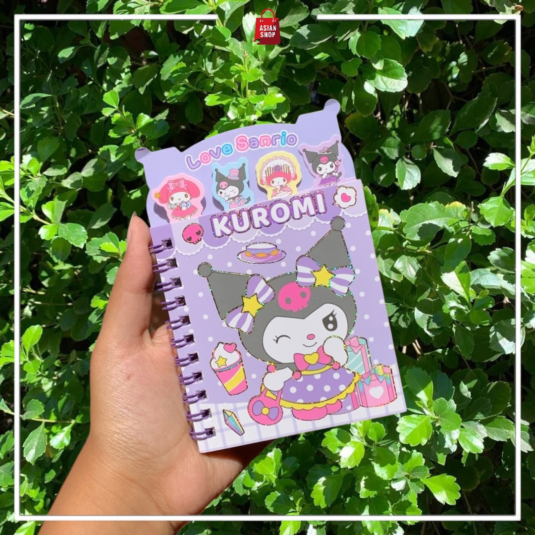 Carnet + Stickers : Sanrio,  Labubu, Stitch