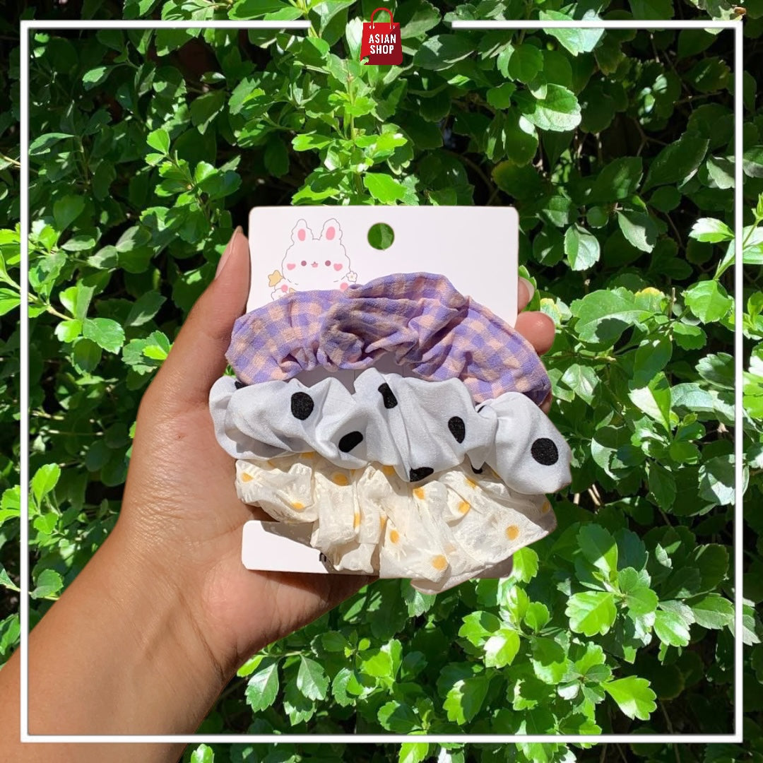 Pack de 3 mini-chouchou cheveux