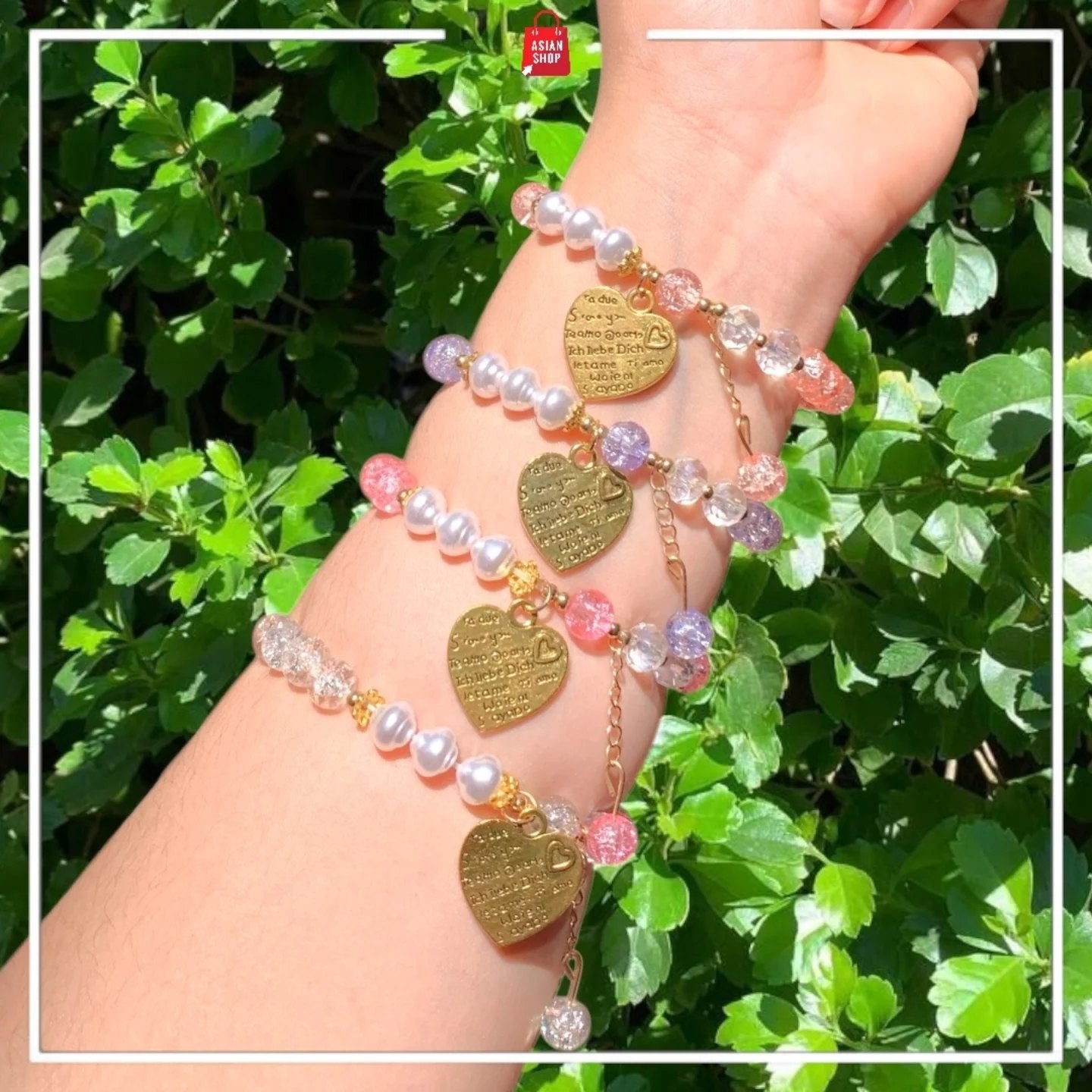 Bracelet joyaux et perle