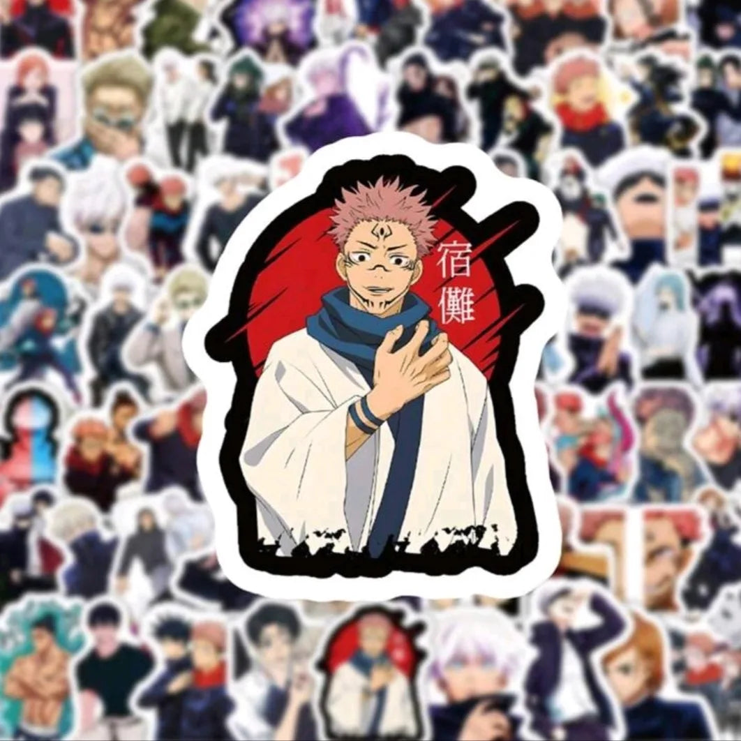 Pack 5 Stickers Jujutsu Kaisen (Haute qualité)