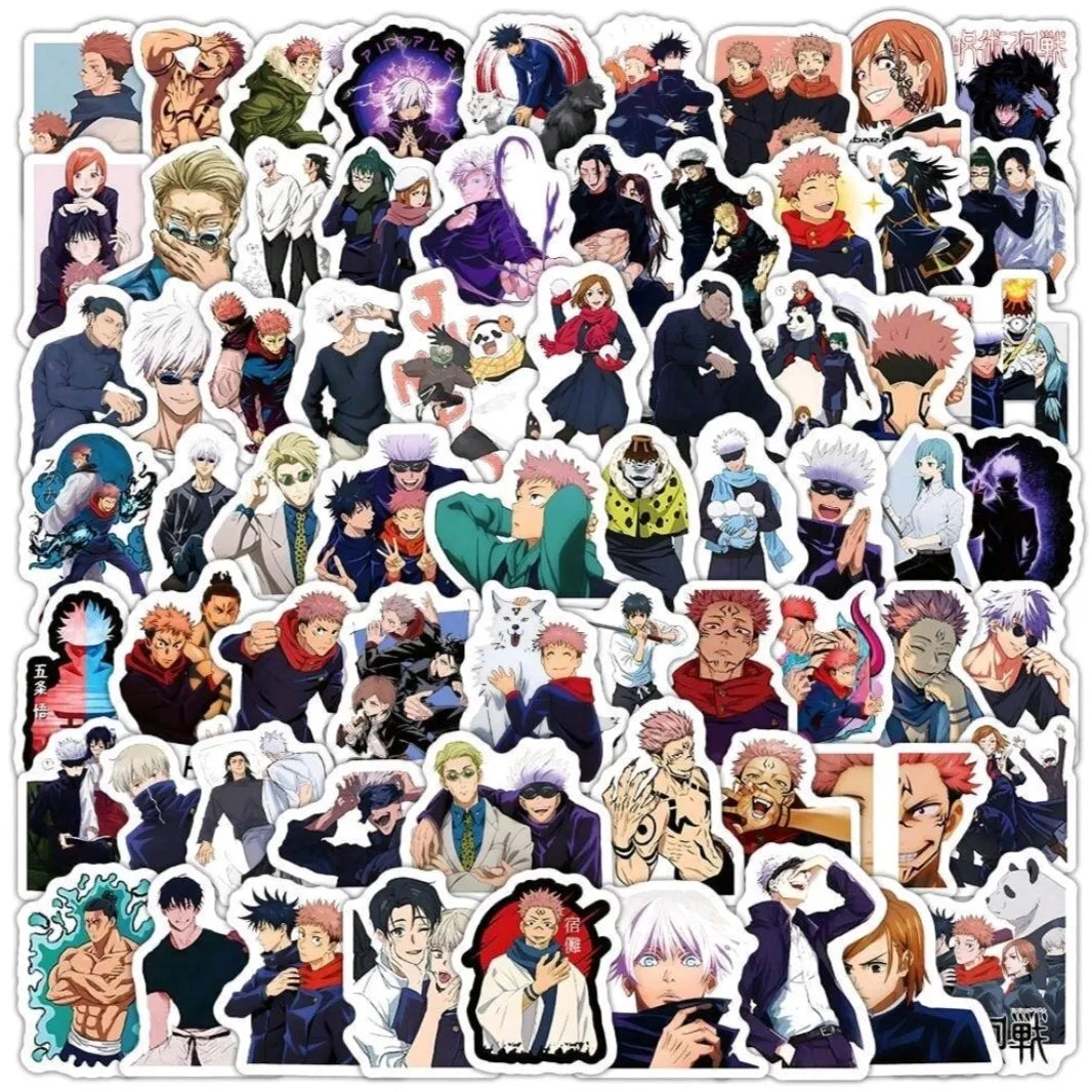 Pack 5 Stickers Jujutsu Kaisen (Haute qualité)