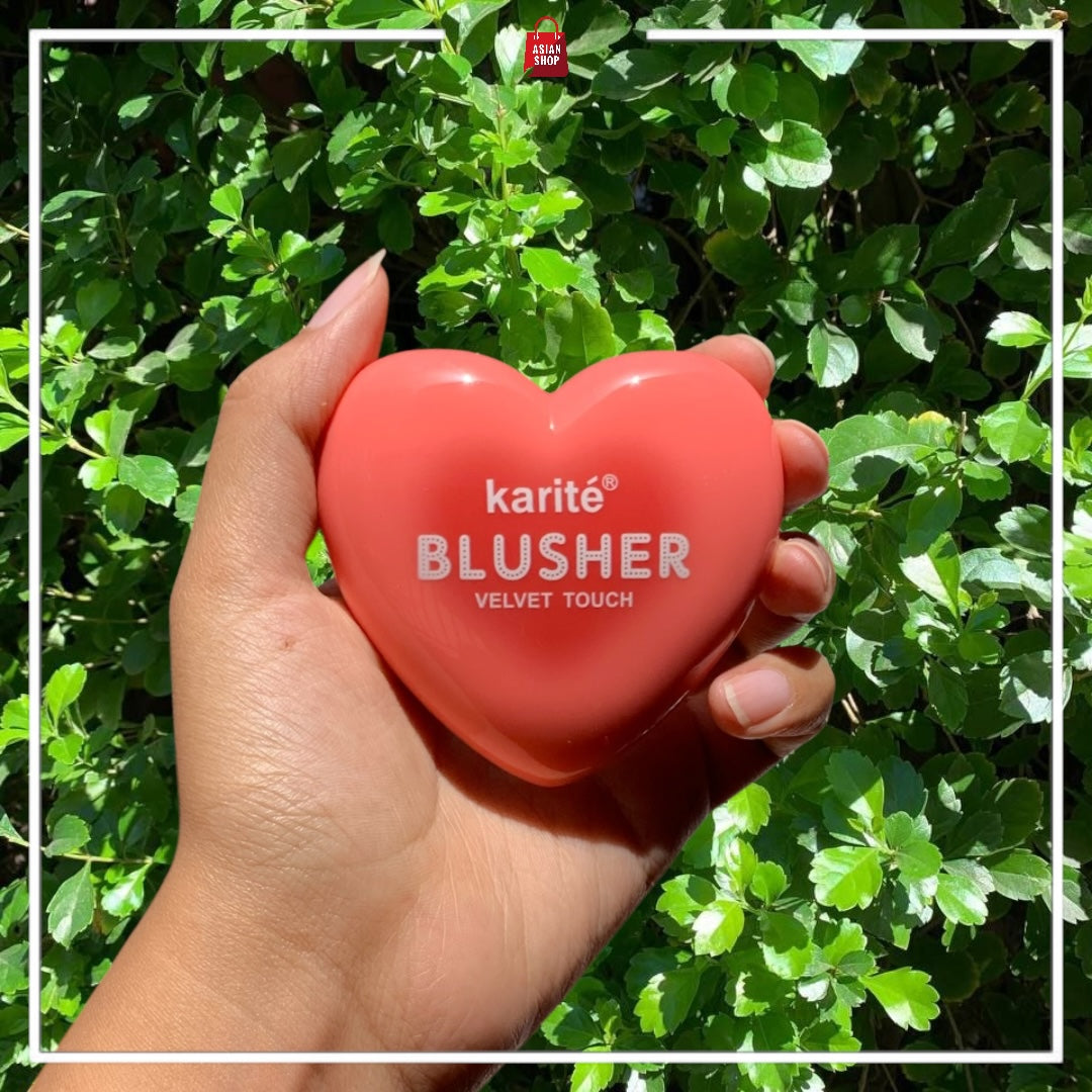 Blusher Velvet Touch - Blush en forme de ckeur
