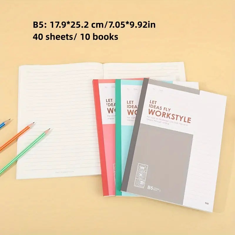 Workstyle notebook - Cahier scolaire (Taille B5)