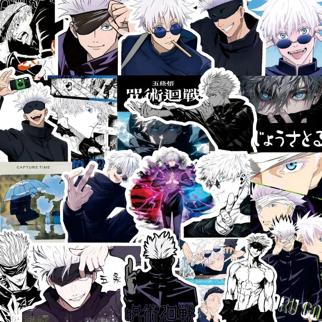 Pack 5 Stickers Jujutsu Kaisen (Haute qualité)