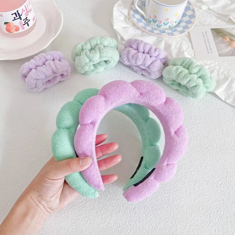 Sponge Headband Set - Pack Bandeau viral et bandes