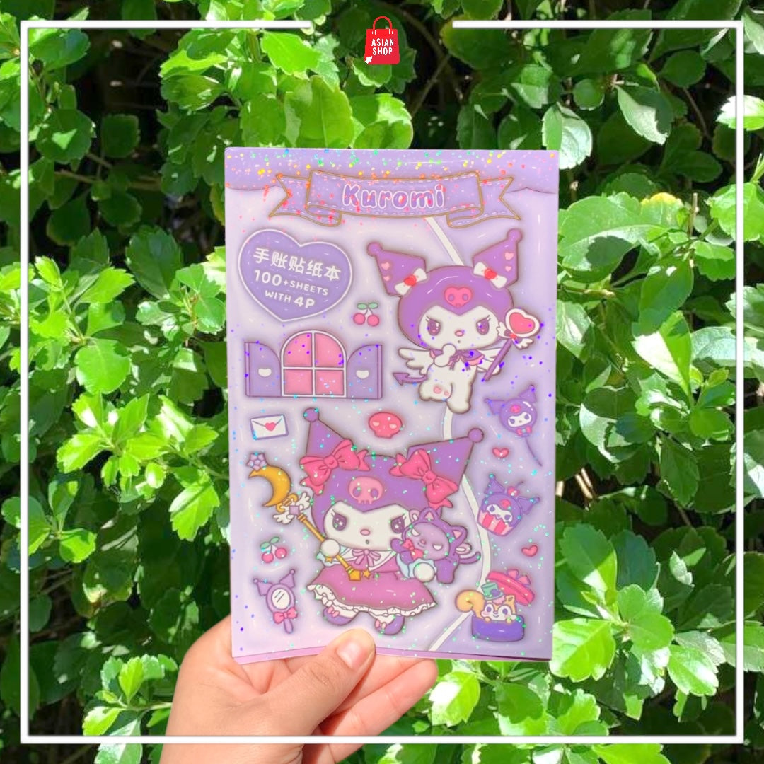 Livret de 100 Stickers brilliants Sanrio