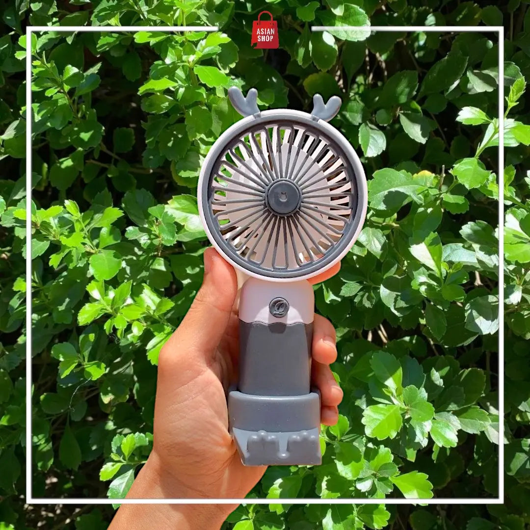 Ventilateur Lapin rechargeable avec support