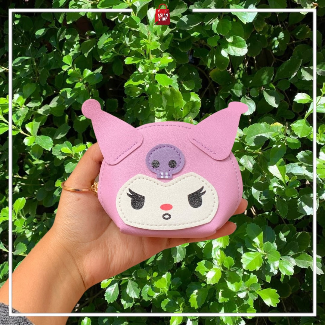 Porte-monnaie Sanrio Kuromi en cuir