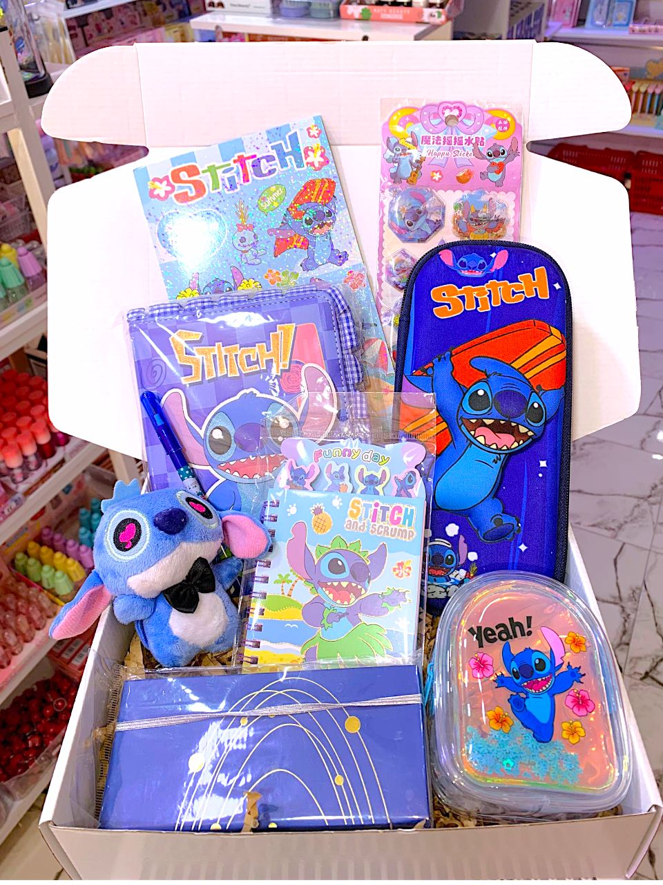 Box Cadeaux : Sanrio,Stitch, Skincare, Korean Snacks, Skincare