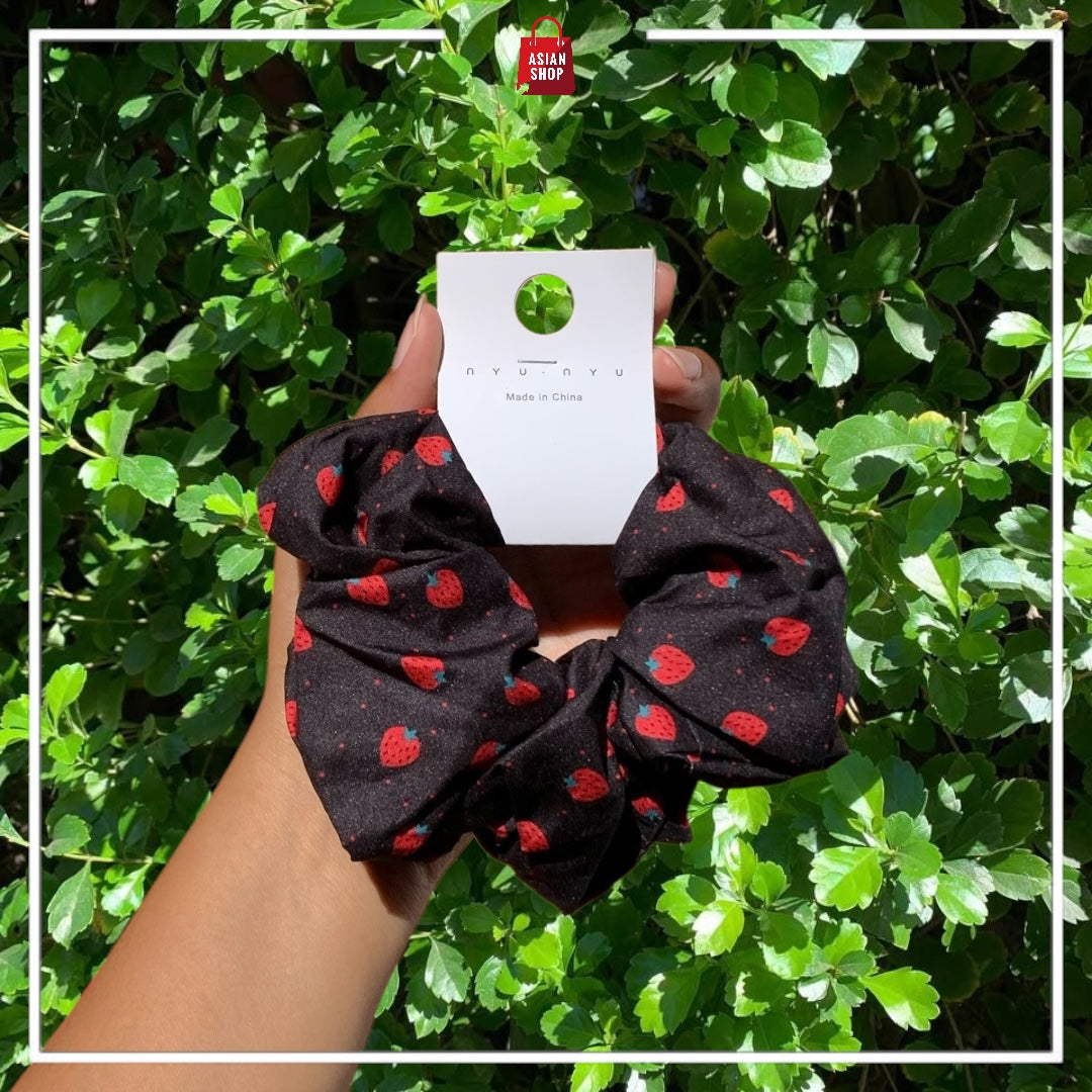 Chouchou cheveux cherry