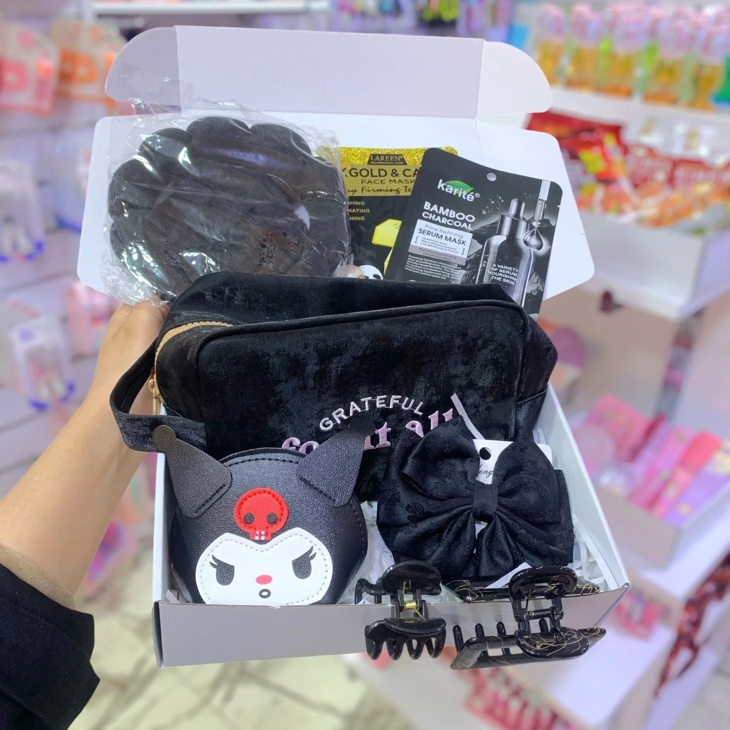 Coffret Selfcare Kuromi Noir