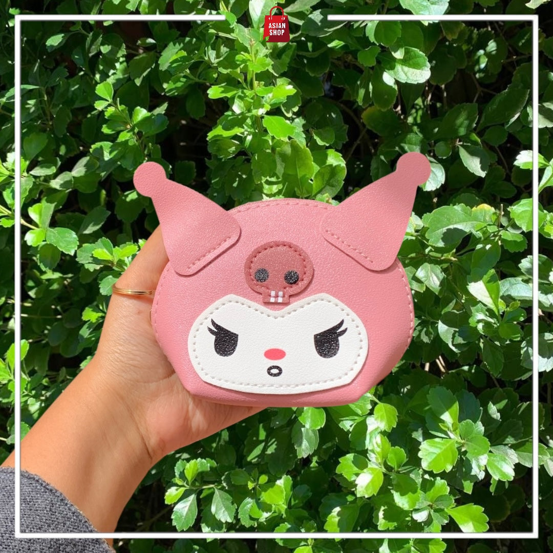 Porte-monnaie Sanrio Kuromi en cuir