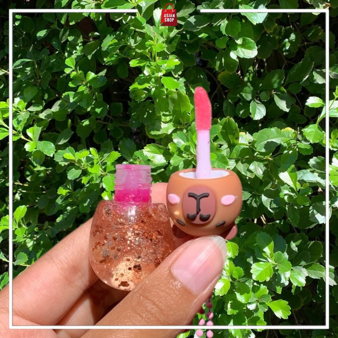 Gloss porte-clé : Stitch, Labubu, Capybara