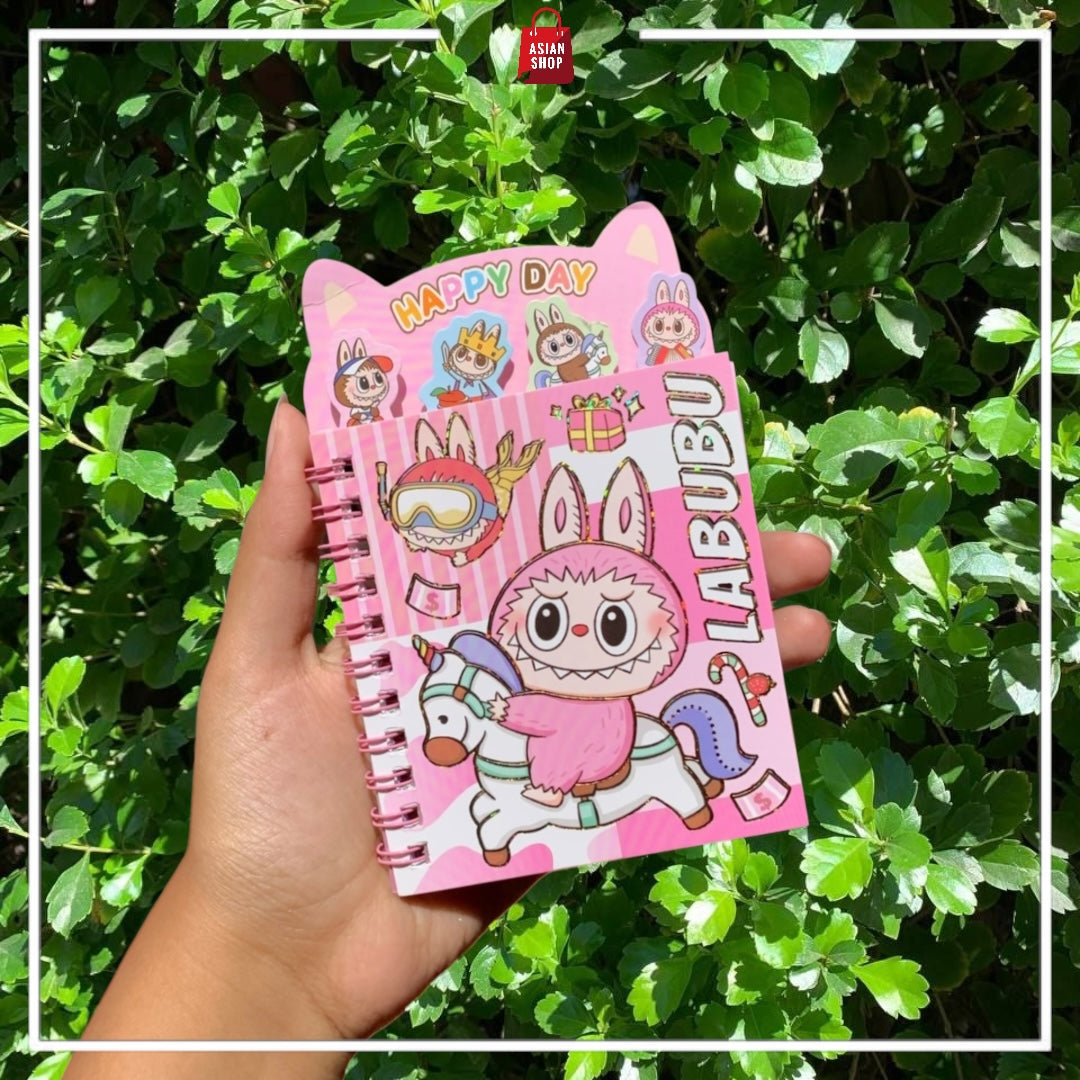 Carnet + Stickers : Sanrio,  Labubu, Stitch