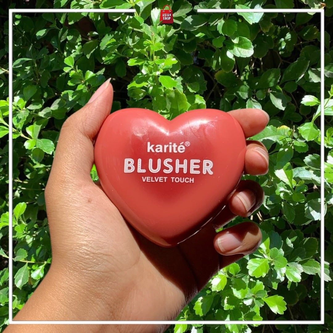 Blusher Velvet Touch - Blush en forme de ckeur