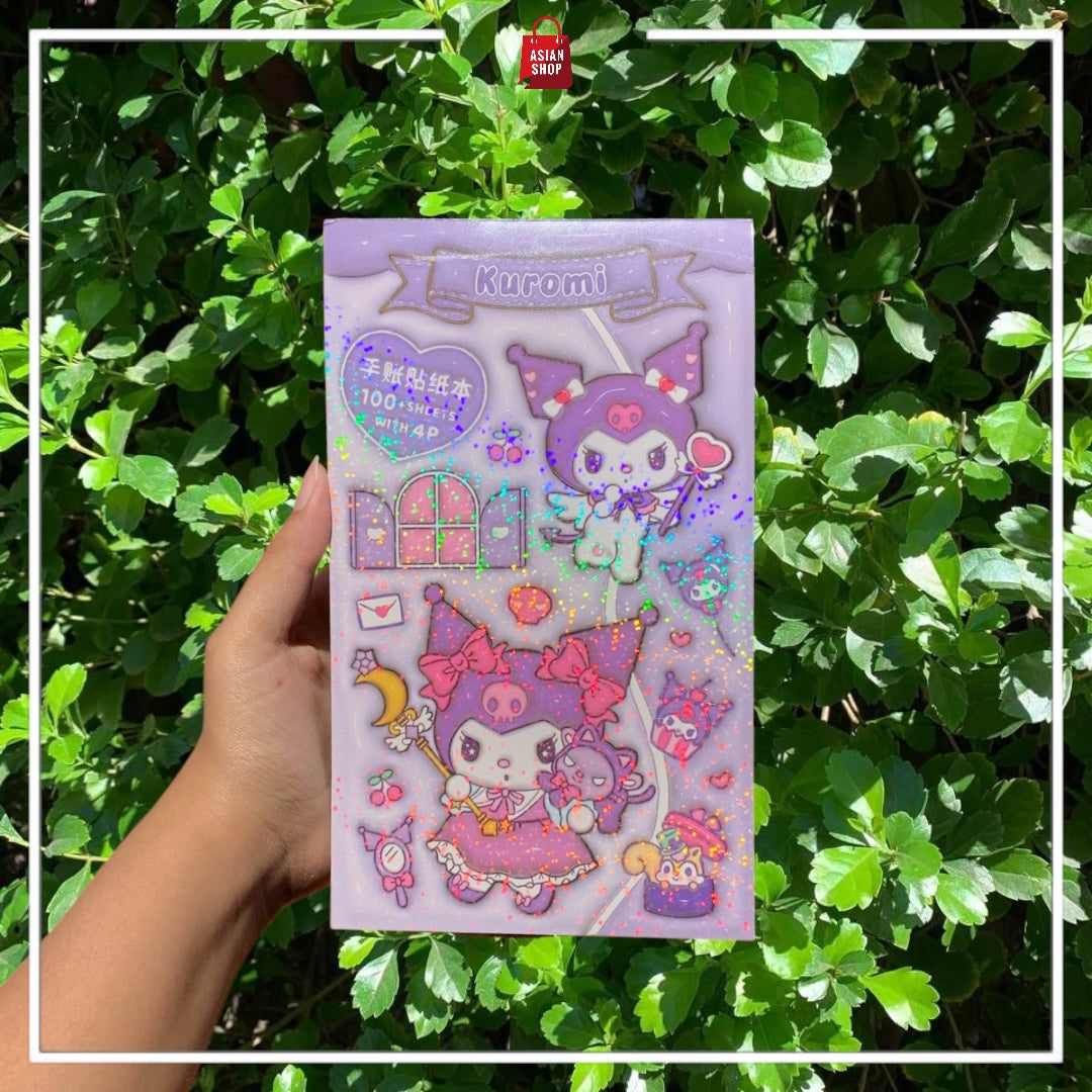 Carnet de 100+ stickers : Sanrio et Stitch