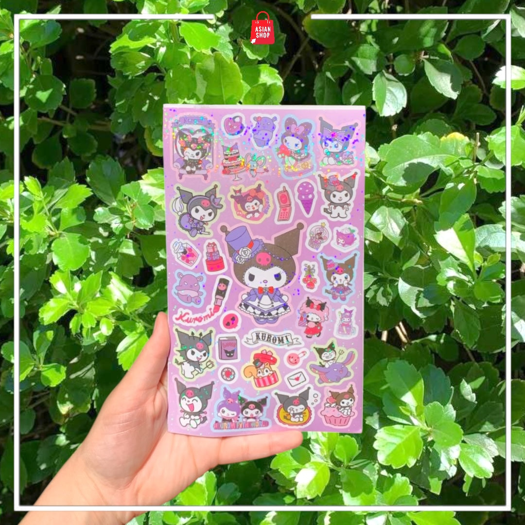 Livret de 100 Stickers brilliants Sanrio
