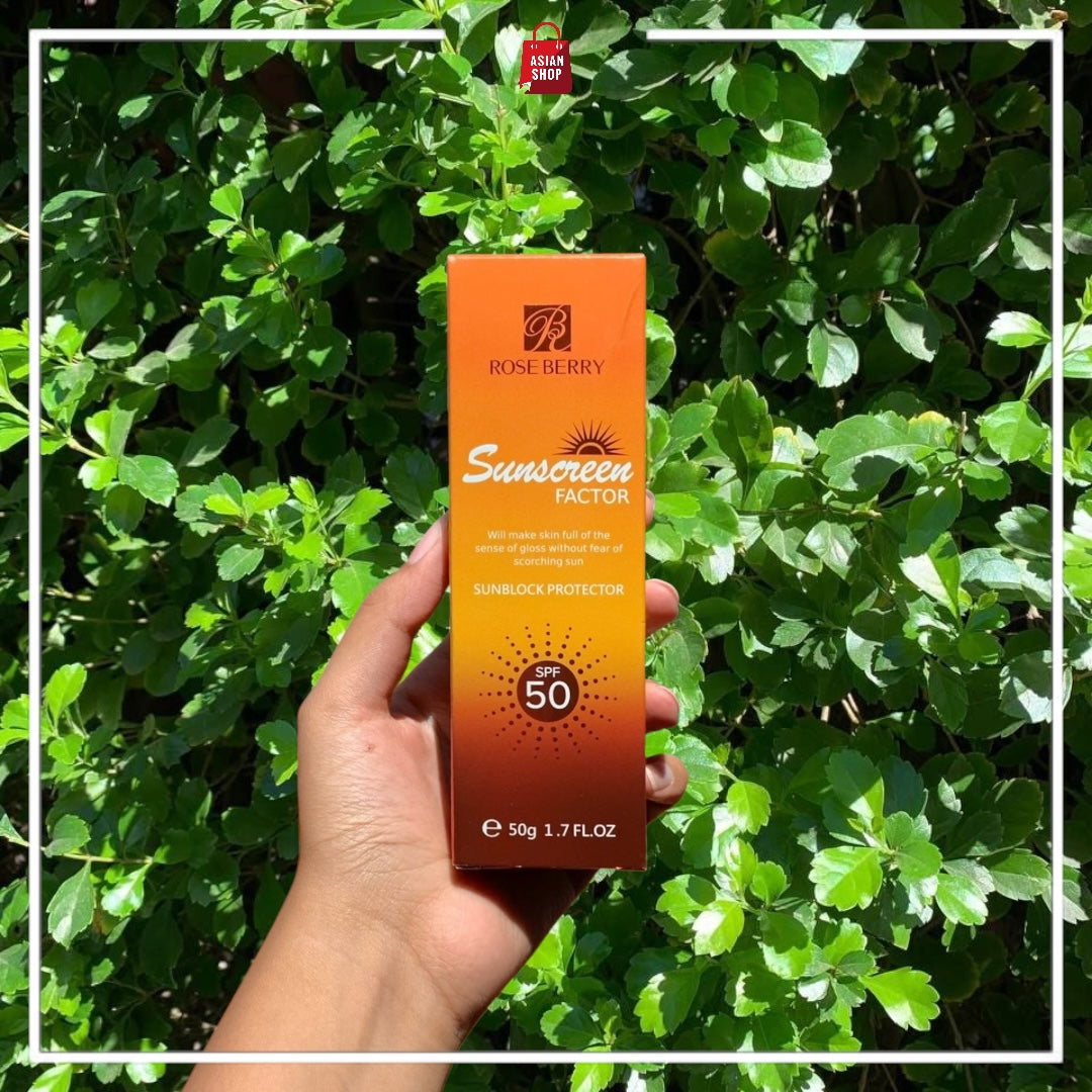 Sunscreen Factor SPF 50+