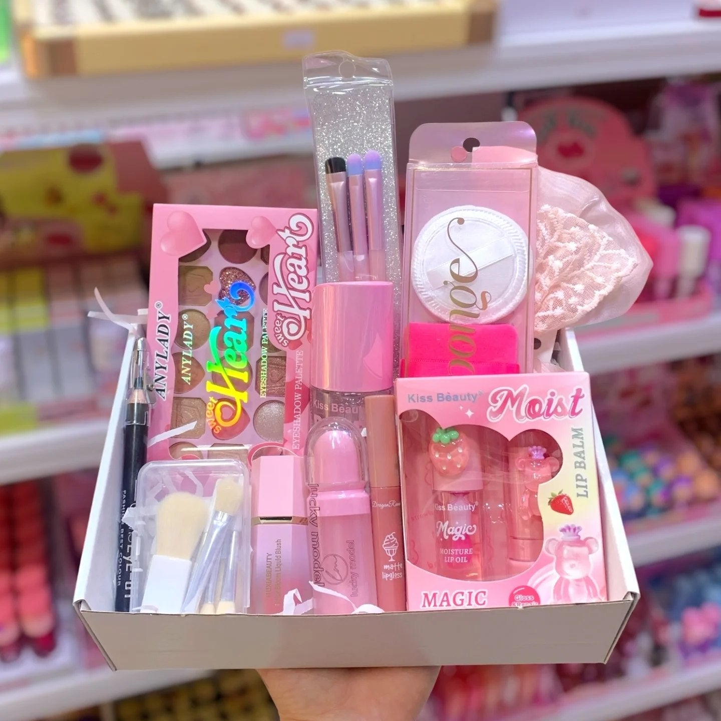 Coffret Make-up Rose