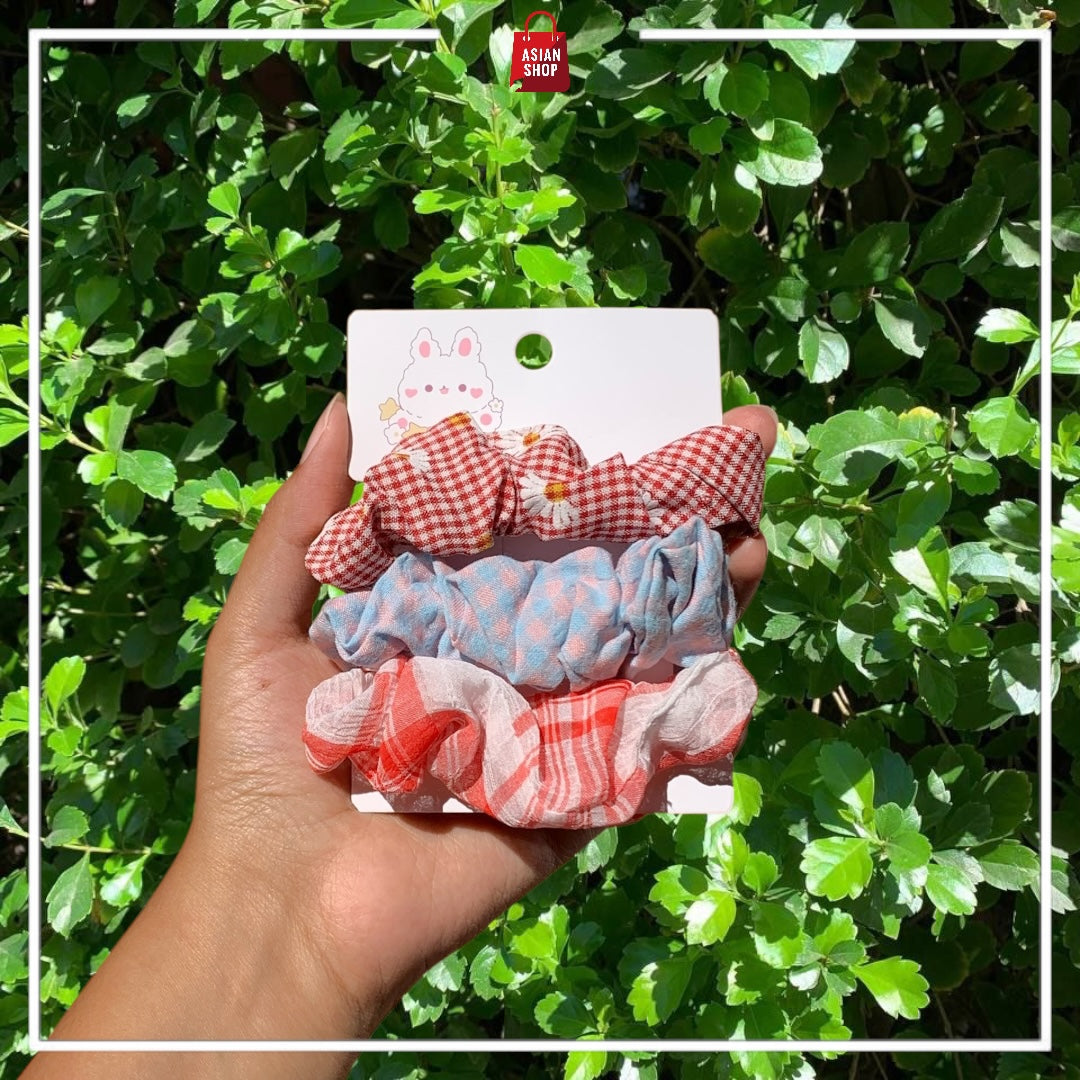 Pack de 3 mini-chouchou cheveux